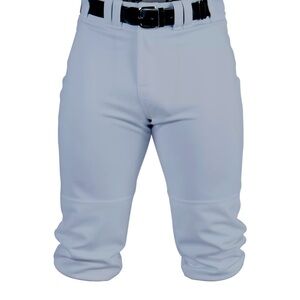 Rawlings Pro-dri Knickers Knee High  Baseball Pants Gray Men’s Large